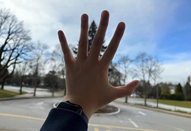 Peace Hand Photo